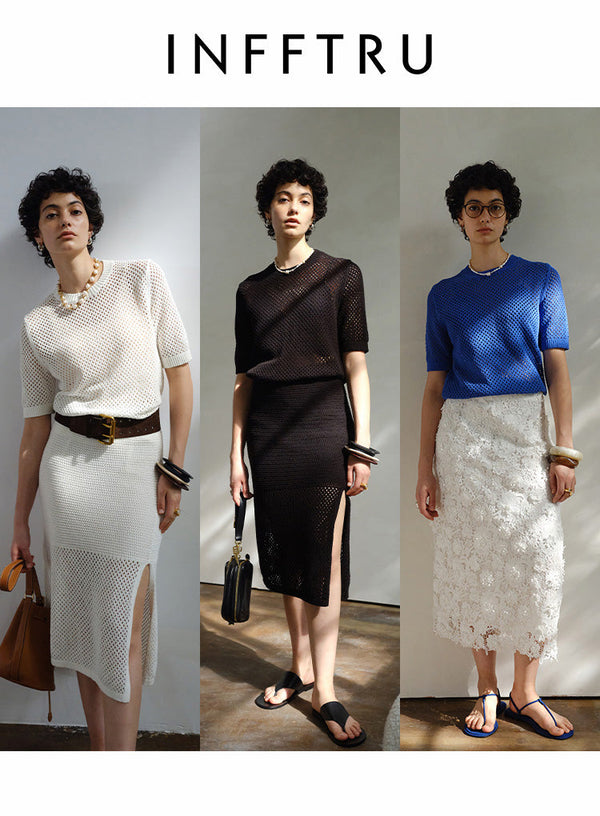 Cotton Hollow Kortærmet T-shirt