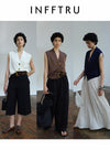 Retro Sleeveless Cardigan Vest