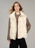 Luxury White Down Vest Coat