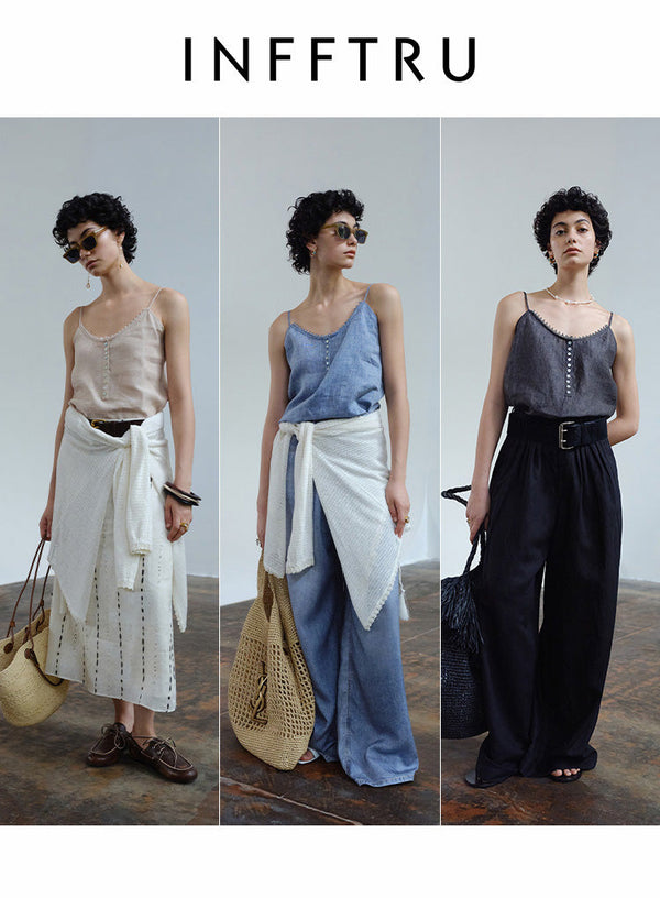 Minimalist Linen Tank Top