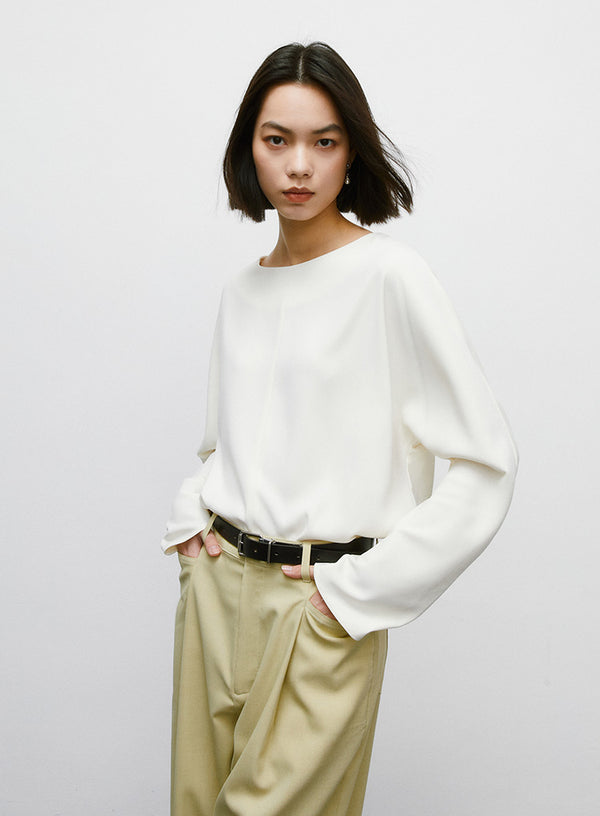 Basic Loose Long-Sleeved T-Shirt