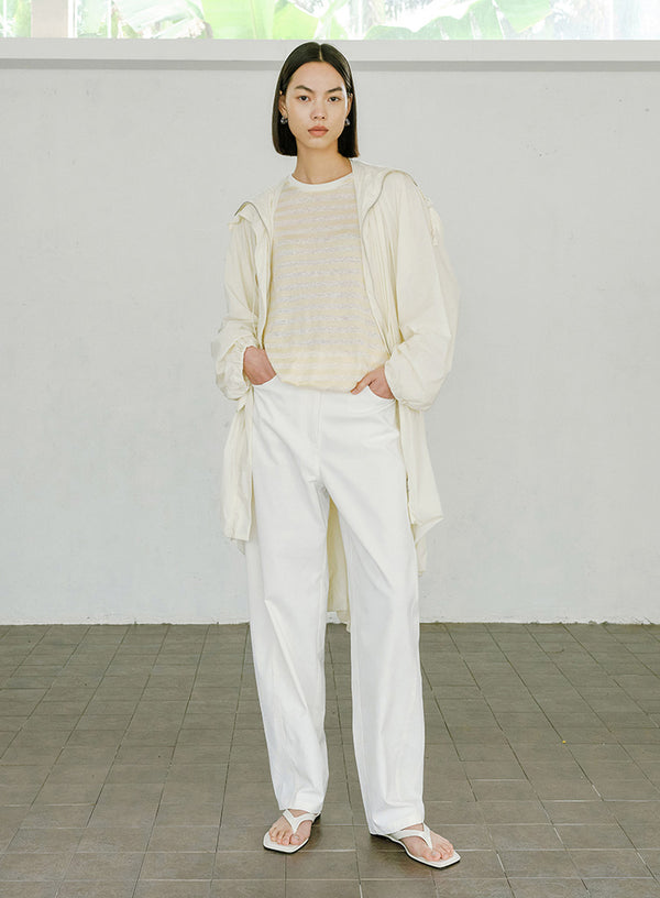 Casual Straight-Leg Pants