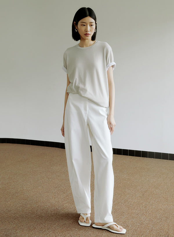 Casual Straight-Leg Pants