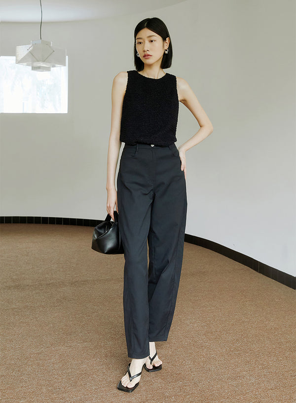 Casual Straight-Leg Pants