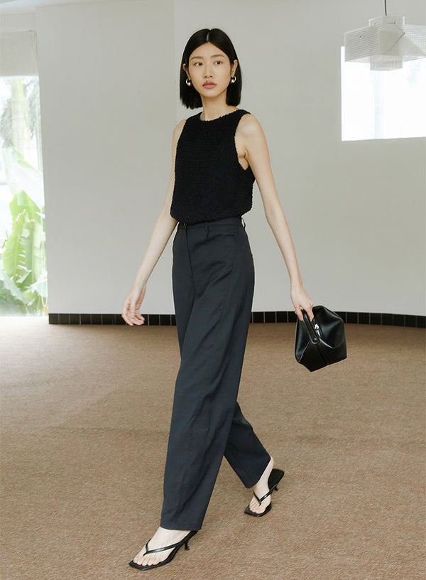 Casual Straight-Leg Pants