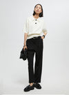 Cotton Polo Collar T-Shirt
