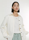 Cotton Blend Long-Sleeved Shirt