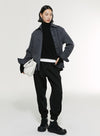 Cotton Blend Long-Sleeved Shirt