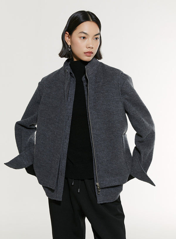 Cotton Blend Long-Sleeved Shirt