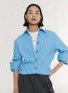 Cotton Blend Long-Sleeved Shirt