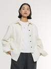 Cotton Blend Long-Sleeved Shirt