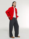 Cotton Blend Long-Sleeved Shirt