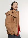 Drawstring Jacket Removable Hood