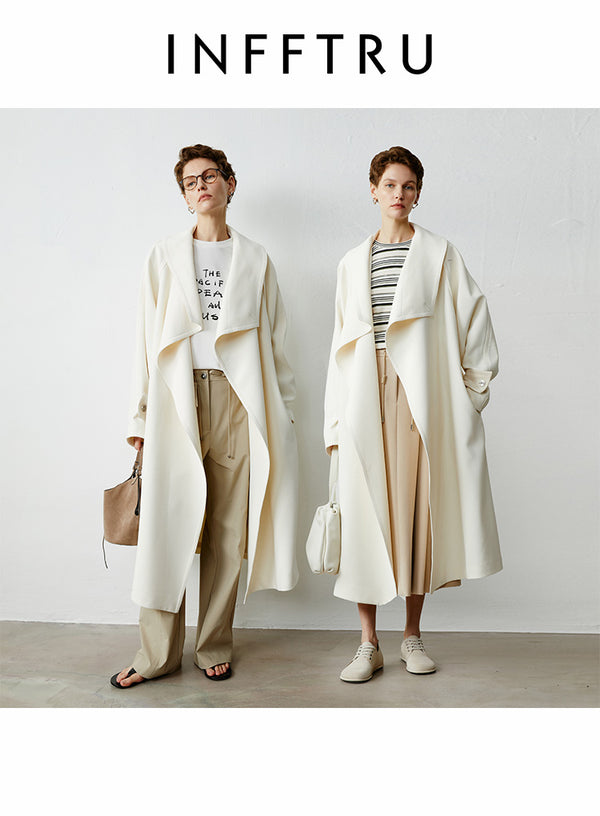 Large Silhouette Loose Trench Coat