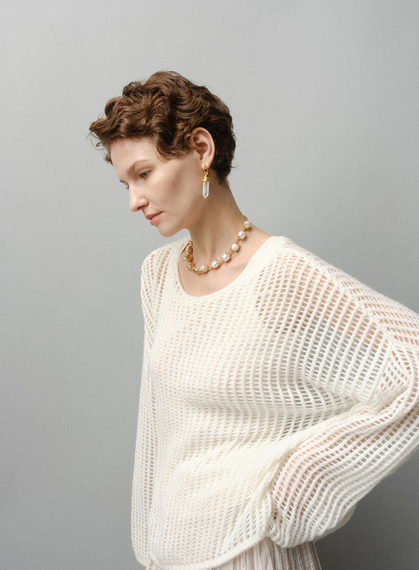 Sheer Knit Sweater