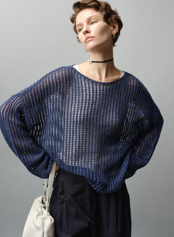 Sheer Knit Sweater