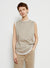 U-hals farveblok tanktop