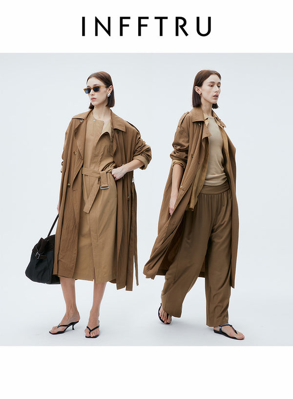 Loose Fit Trench Coat