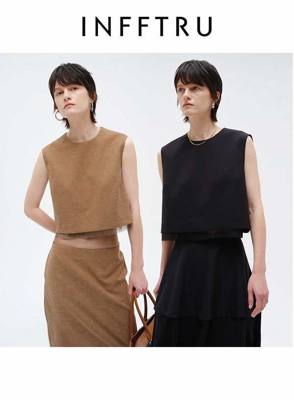 Double-Layer Sugar Cube Vest