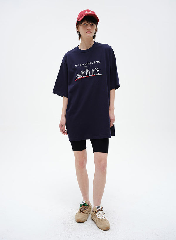 Half-Sleeve T-Shirt - “Art Band Theme”