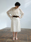 Elegant Circular Hollow Lace Skirt