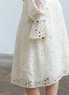 Elegant Circular Hollow Lace Skirt