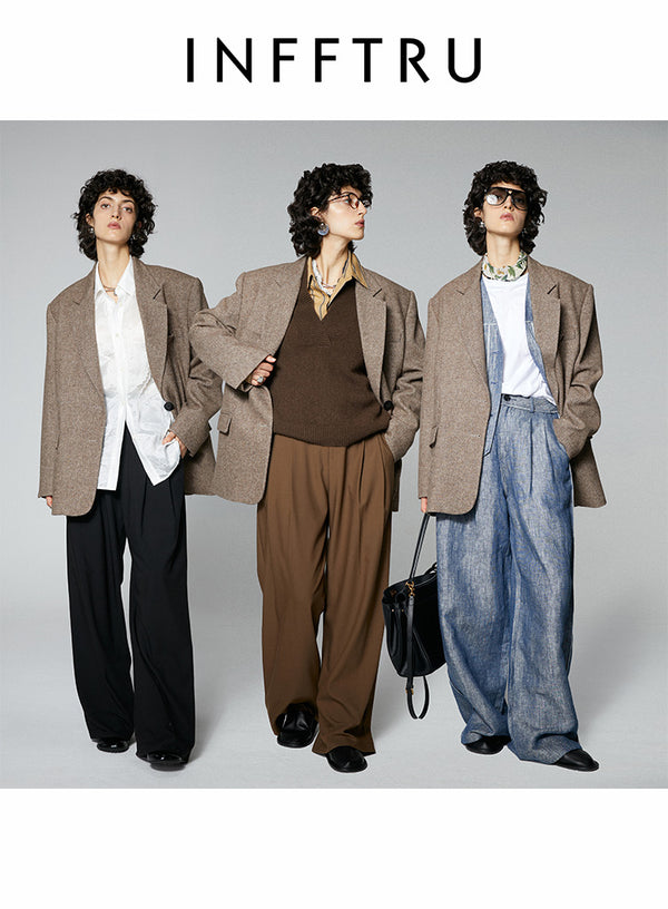 Classic Silhouette Suit Jacket