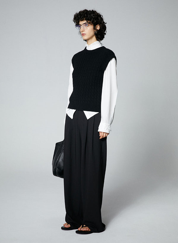 Casual Wide Leg Trousers