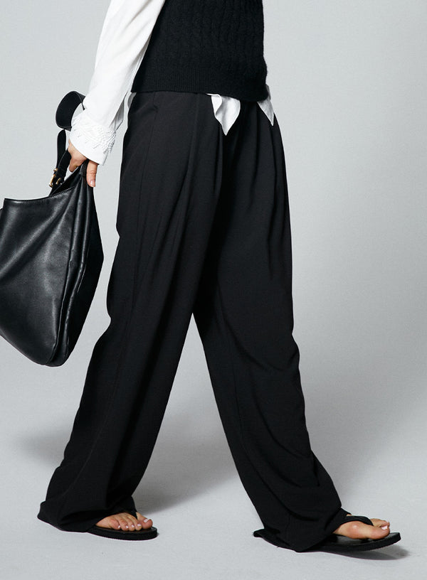 Casual Wide Leg Trousers