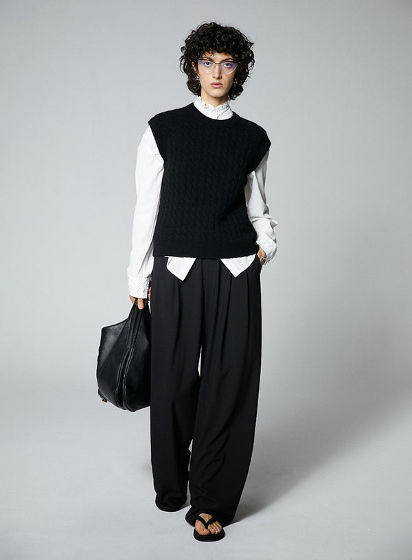 Casual Wide Leg Trousers