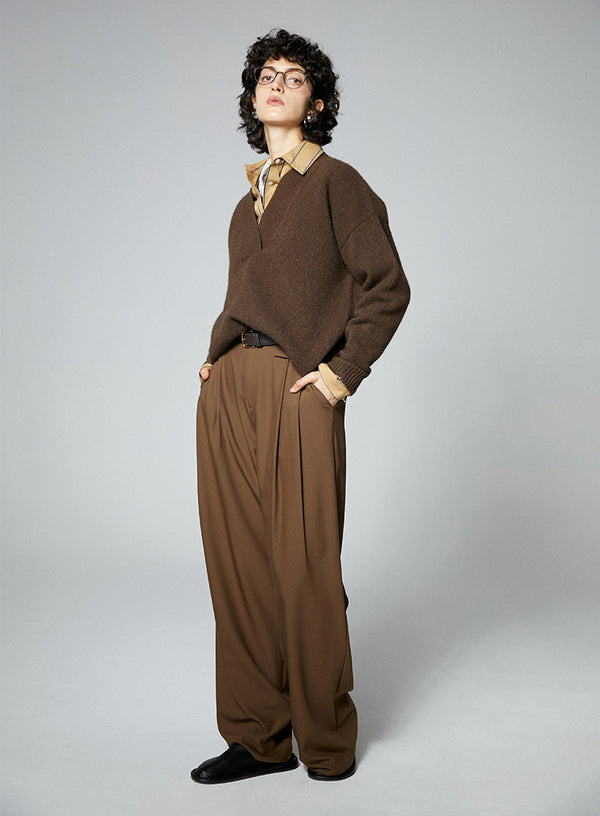 Casual Wide Leg Trousers