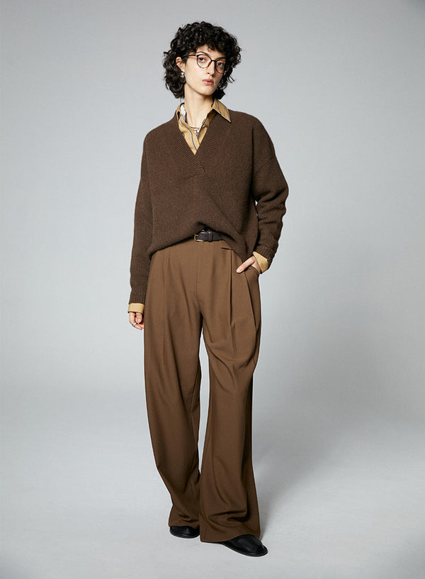 Casual Wide Leg Trousers