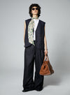Sleeveless Linen Layered Vest
