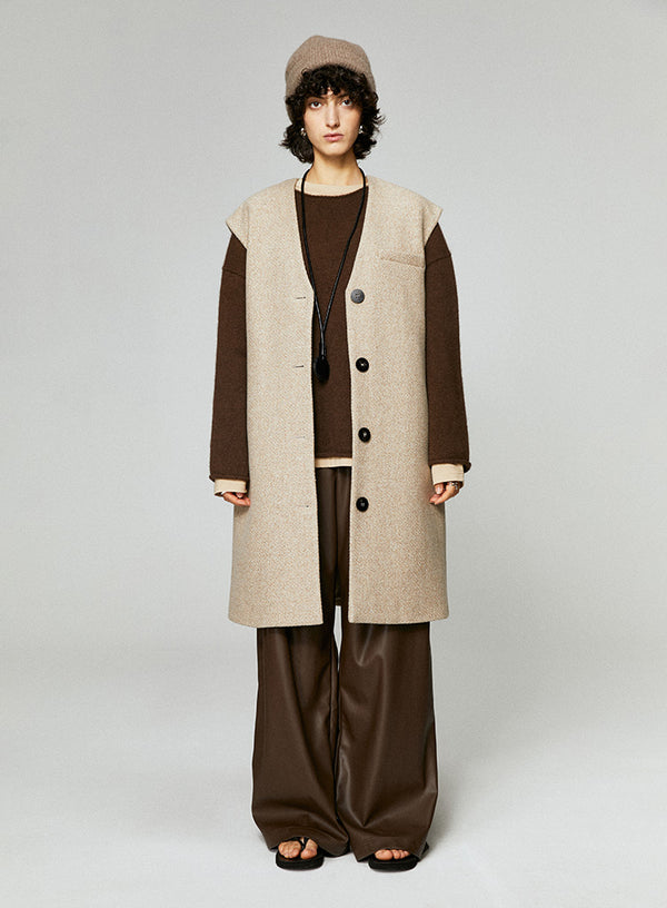 Australian Wool Mid-Length Vest