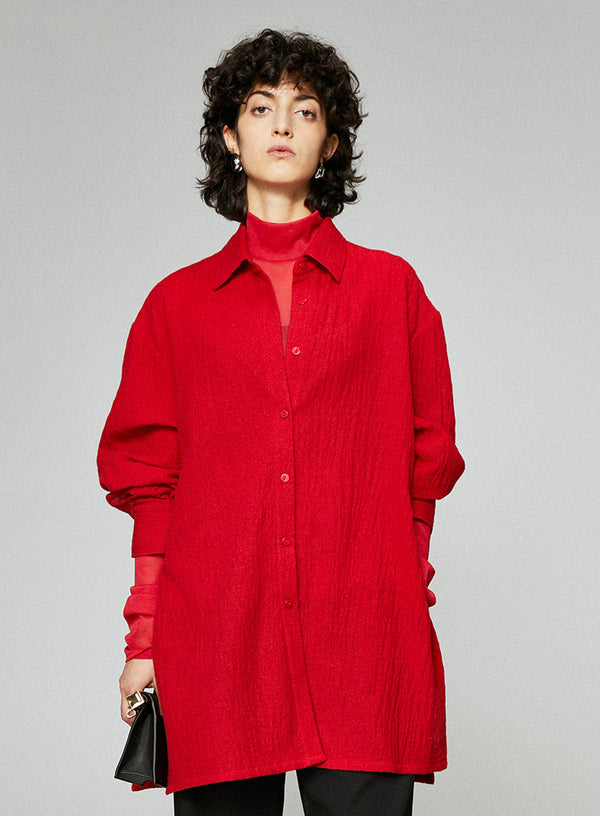 Boyfriend Style Oversized Shirt