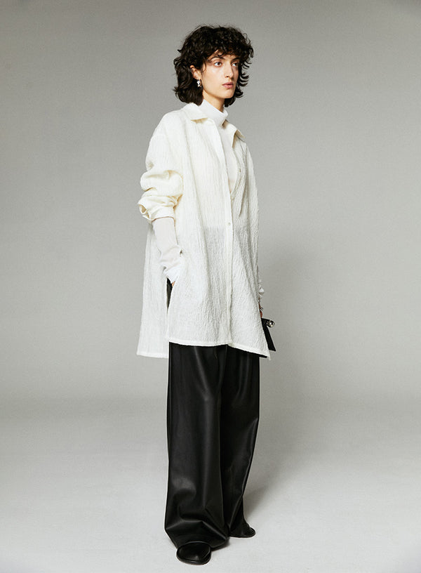 Boyfriend Style Oversized Shirt