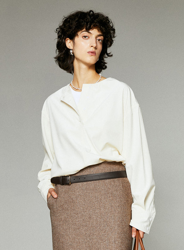 Designer Style Pullover Shirt