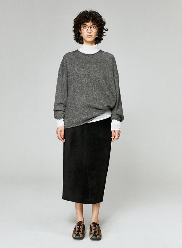 Corduroy Straight Leg Skirt