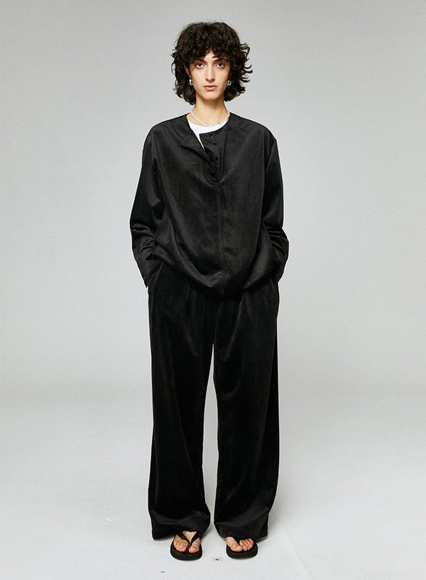 Corduroy Wide Leg Pants
