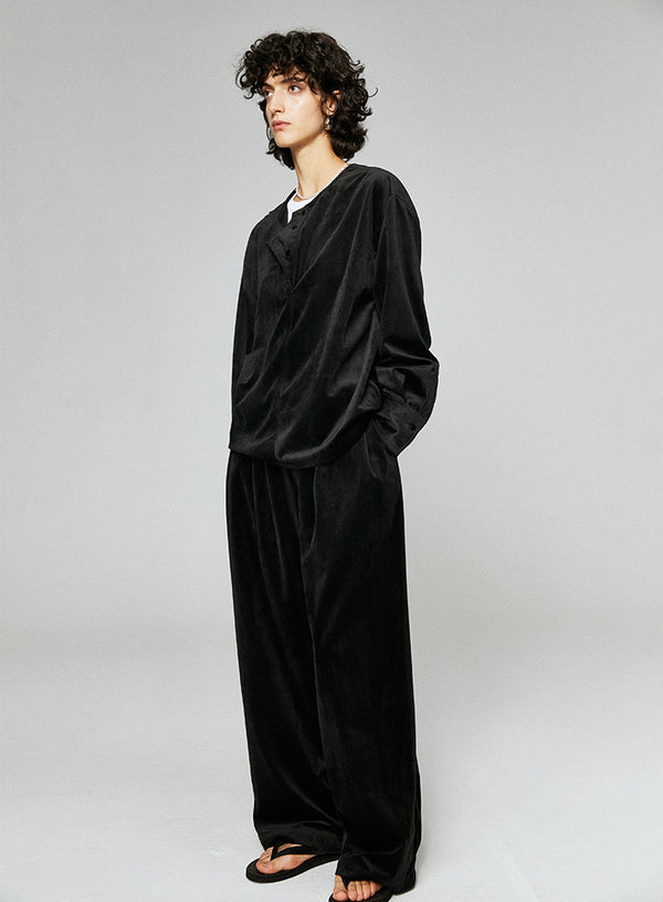 Corduroy Wide Leg Pants