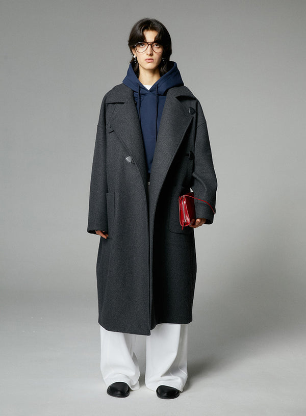 Classic Silhouette Long Duffle Coat
