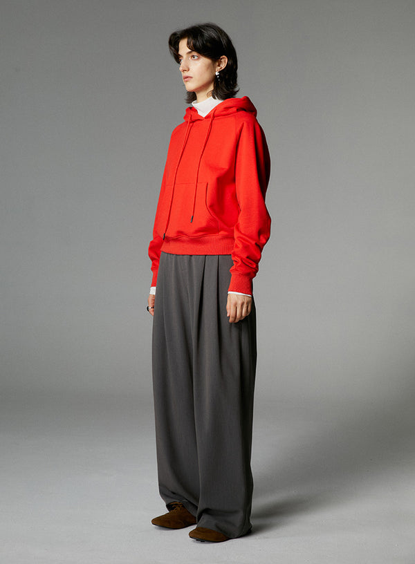 Solid Color Sweatshirt Hoodie