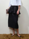 Linen Midi Skirt Set
