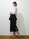 Linen Midi Skirt Set