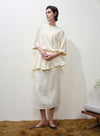 Linen Midi Skirt Set