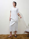 Linen Midi Skirt Set