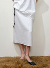 Linen Midi Skirt Set