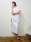 Linen Midi Skirt Set