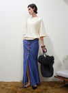 Linen Mermaid Hem Skirt