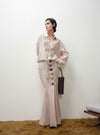 French Lace Linen Blouse